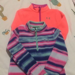 Lot of 2 Under Armour Girls’ Pullovers